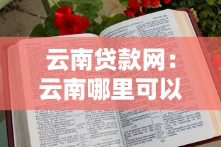 云南贷款网：云南哪里可以快速申请贷款