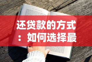 还贷款的方式：如何选择最适合的还款方案