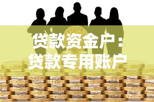 贷款资金户：贷款专用账户如何监管