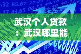 武汉个人贷款：武汉哪里能办理个人信用借款