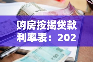购房按揭贷款利率表：2025年各大银行房贷利率是多少