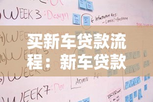 买新车贷款流程：新车贷款申请步骤有哪些