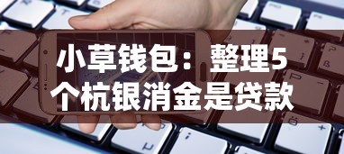 小草钱包：整理5个杭银消金是贷款平台