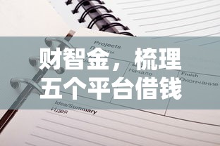 财智金，梳理五个平台借钱不还怎么处理
