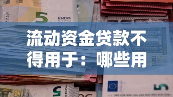 流动资金贷款不得用于：哪些用途禁用流动资金贷款？
