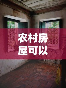 农村房屋可以抵押贷款吗：农村自建房如何办理抵押贷款