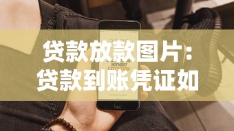 贷款放款图片：贷款到账凭证如何查看