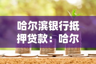 哈尔滨银行抵押贷款：哈尔滨银行房产抵押如何申请贷款