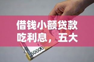 借钱小额贷款吃利息，五大2025最新2025年高炮口子秒下款
