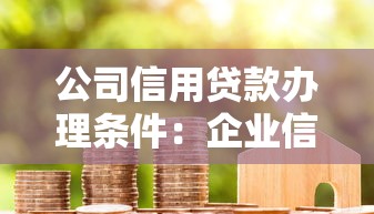 公司信用贷款办理条件：企业信用贷款需要满足哪些资质要求