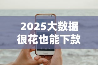 2025大数据很花也能下款的平台，例举5个2025最新2025年12月下款口子