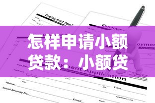 怎样申请小额贷款：小额贷款申请流程和条件有哪些