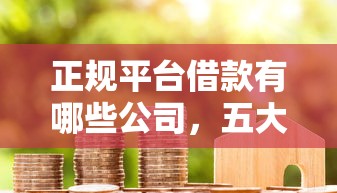 正规平台借款有哪些公司，五大2025最新花户必下的平台100%通过率