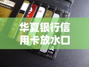 华夏银行信用卡放水口子，例举5个2025最新有信用卡就能贷款的平台