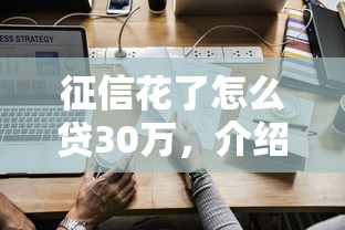 征信花了怎么贷30万，介绍五个2025最新504家违规网贷平台名单