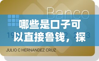 哪些是口子可以直接鲁钱，探讨五款2025最新99贷款平台