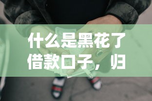 什么是黑花了借款口子，归纳5个2025最新p2p贷款平台