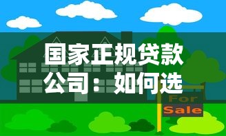 国家正规贷款公司：如何选择合法贷款机构