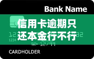 信用卡逾期只还本金行不行，整理五个2025最新容易下款的贷款平台
