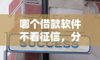 哪个借款软件不看征信，分享五个2025最新360借条里面平台最好