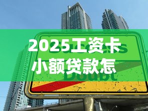 2025工资卡小额贷款怎么贷，五大2025最新黑户口子高炮