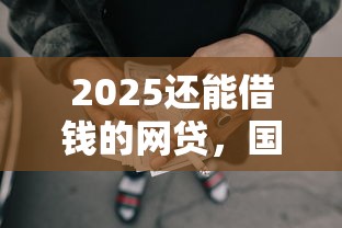 2025还能借钱的网贷，国内五大2025最新口子贷款