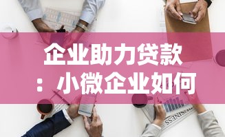 企业助力贷款：小微企业如何获得低息融资支持