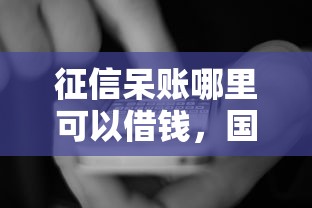 征信呆账哪里可以借钱，国内五大2025最新有逾期可以在借款平台借钱