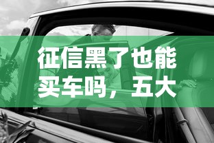 征信黑了也能买车吗，五大2025最新小额正规贷款平台