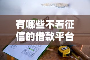 有哪些不看征信的借款平台可以借款，汇总五个2025最新可靠的小额贷款平台