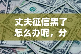 丈夫征信黑了怎么办呢，分享五个2025最新可以借钱的平台