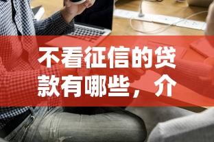 不看征信的贷款有哪些，介绍五个2025最新电商贷款平台