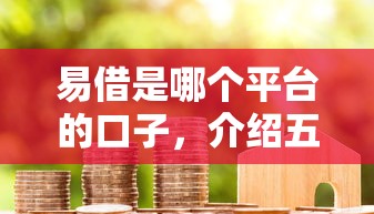 易借是哪个平台的口子，介绍五个2025最新小米贷款平台