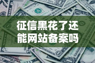 征信黑花了还能网站备案吗，整合5个2025最新最好的贷款平台