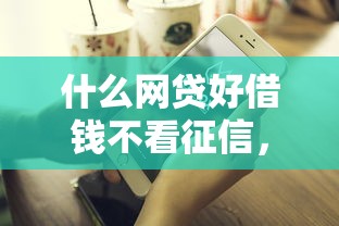 什么网贷好借钱不看征信，总结五个2025最新借钱好的平台