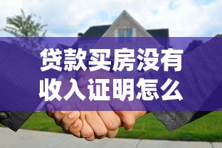 贷款买房没有收入证明怎么办：无收入证明如何申请房贷