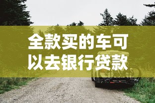 全款买的车可以去银行贷款吗：全款车可否办理银行抵押贷款