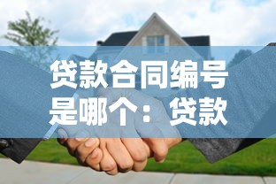 贷款合同编号是哪个：贷款合同编号如何查询