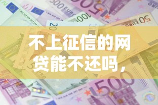 不上征信的网贷能不还吗，梳理5个2025最新贷款利息低的平台正规