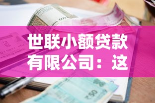 世联小额贷款有限公司：这家小额信贷机构靠谱吗