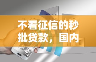 不看征信的秒批贷款，国内五大2025最新花户2025能下款的口子