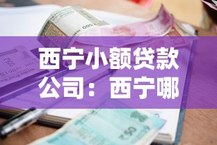 西宁小额贷款公司：西宁哪里可以申请小额贷款