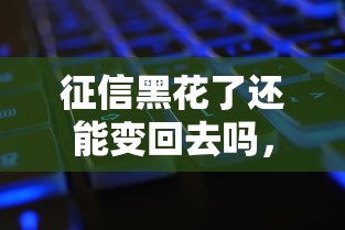 征信黑花了还能变回去吗，探讨五款2025最新2025短期高炮口子必下款