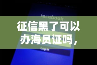 征信黑了可以办海员证吗，分析五个2025最新什么贷款平台不查征信