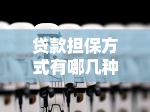 贷款担保方式有哪几种：常见的贷款担保形式有哪些
