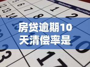 房贷逾期10天清偿率是多少，探讨五款2025最新2025年12月借钱口子