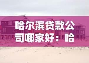 哈尔滨贷款公司哪家好：哈尔滨哪些贷款中介比较可靠