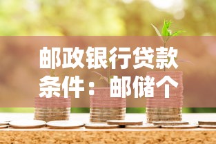 邮政银行贷款条件：邮储个人贷款需满足哪些基本要求