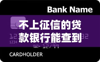 不上征信的贷款银行能查到吗：未上征信的网贷银行能否发现