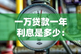 一万贷款一年利息是多少：借款一万元年利率如何计算